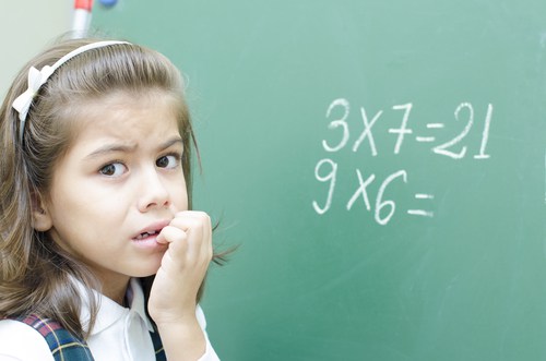 Is your child frightened of numbers?